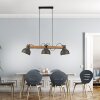 Leuchten Direkt CUP 2.0 Pendelleuchte LED Braun, Schwarz, 3-flammig