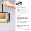 Paul Neuhaus Rika Pendelleuchte LED Schwarz, 1-flammig