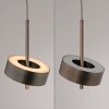 Paul Neuhaus Q-Rotate Pendelleuchte LED Braun, 1-flammig, Fernbedienung