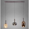 Paul Neuhaus Irides Pendelleuchte LED Braun, 3-flammig