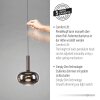 Paul Neuhaus Irides Pendelleuchte LED Braun, 3-flammig