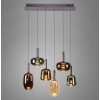 Paul Neuhaus Irides Pendelleuchte LED Braun, 6-flammig