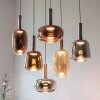 Paul Neuhaus Irides Pendelleuchte LED Braun, 6-flammig