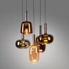 Paul Neuhaus Irides Pendelleuchte LED Braun, 5-flammig