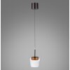 Paul Neuhaus Q-Kon Pendelleuchte LED Braun, 1-flammig, Fernbedienung