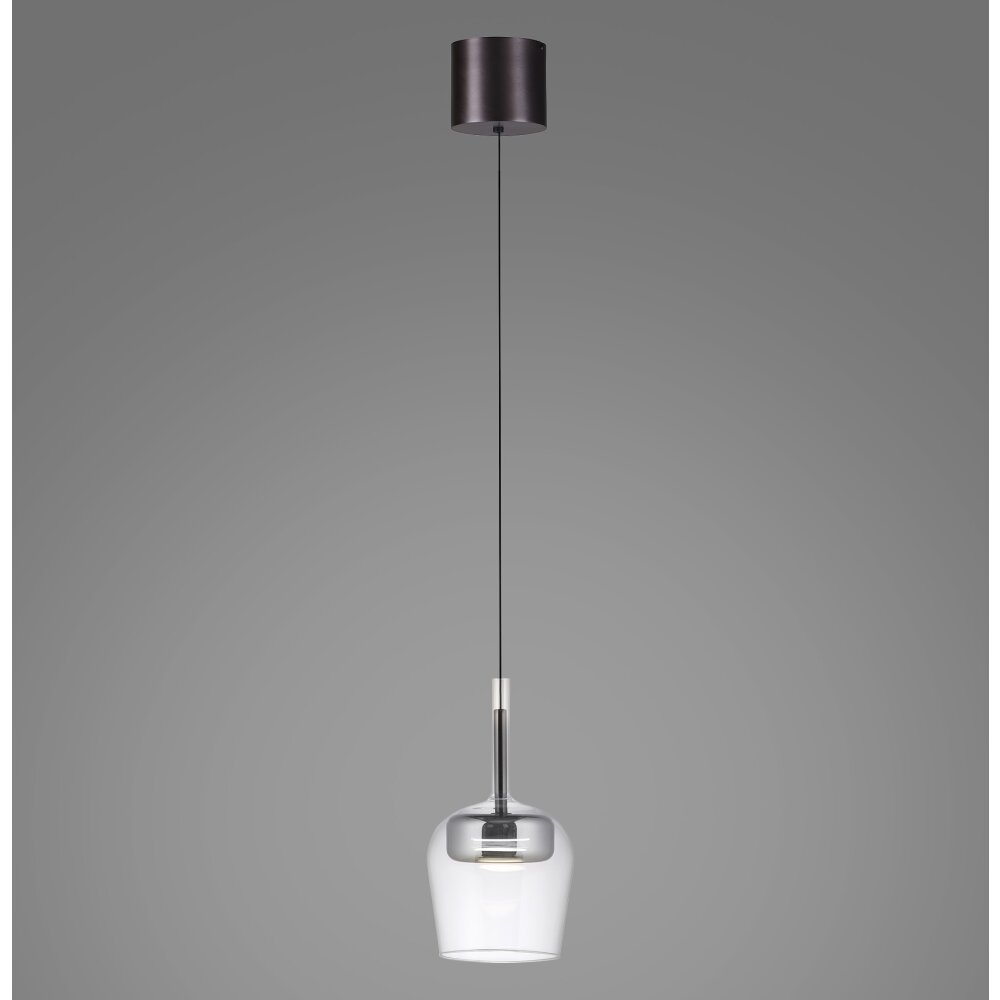 Paul Neuhaus Q-Kon Pendelleuchte LED Braun, 1-flammig, Fernbedienung main product photo