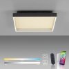 Paul Neuhaus Q-Magong Deckenleuchte LED Schwarz, 1-flammig, Fernbedienung