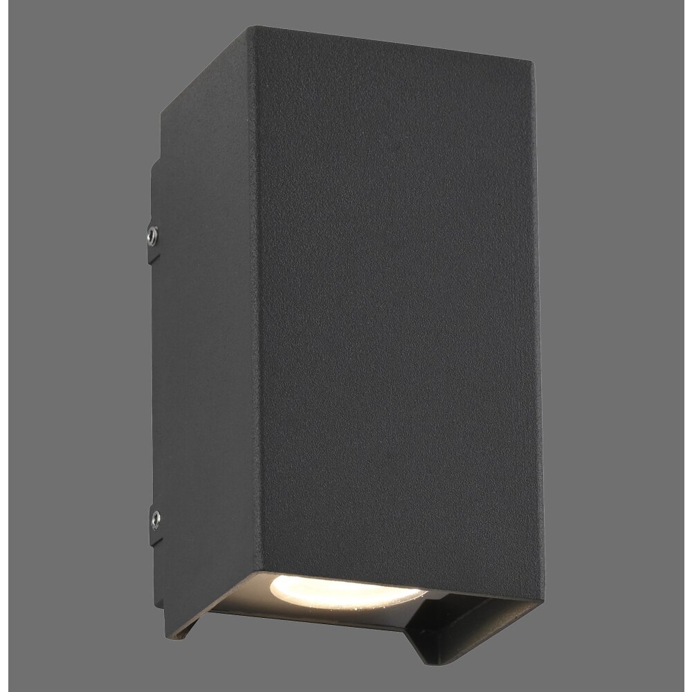 Paul Neuhaus Block Wandleuchte LED Anthrazit, 2-flammig main product photo