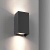 Paul Neuhaus Block Wandleuchte LED Anthrazit, 2-flammig