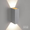 Paul Neuhaus Block Wandleuchte LED Grau, 2-flammig