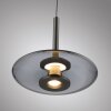 Paul Neuhaus PURE Vitrum Pendelleuchte LED Grau, 2-flammig