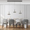 Paul Neuhaus PURE Vitrum Pendelleuchte LED Grau, 6-flammig