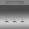 Paul Neuhaus PURE Moon Pendelleuchte LED Grau, 6-flammig