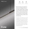 Paul Neuhaus PURE Surface Pendelleuchte LED Grau, 1-flammig