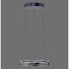 Paul Neuhaus PURE E-Loop Pendelleuchte LED Grau, 2-flammig, Fernbedienung
