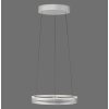 Paul Neuhaus PURE E-Loop Pendelleuchte LED Silber, 2-flammig, Fernbedienung
