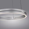 Paul Neuhaus PURE E-Loop Pendelleuchte LED Silber, 2-flammig, Fernbedienung
