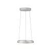 Paul Neuhaus PURE E-Loop Pendelleuchte LED Silber, 2-flammig, Fernbedienung