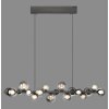 Paul Neuhaus PURE E-Popup Pendelleuchte LED Grau, 18-flammig, Fernbedienung