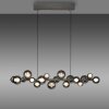 Paul Neuhaus PURE E-Popup Pendelleuchte LED Grau, 18-flammig, Fernbedienung