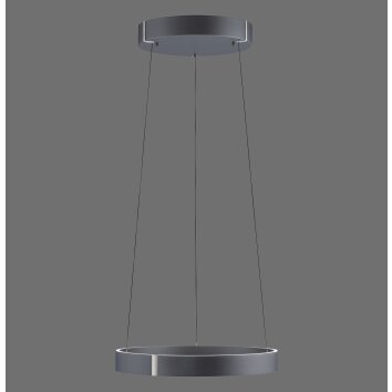 Paul Neuhaus PURE E-Clipse Pendelleuchte LED Grau, 2-flammig, Fernbedienung