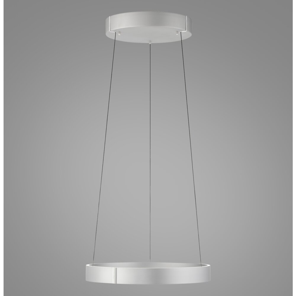 Paul Neuhaus PURE E-Clipse Pendelleuchte LED Silber, 2-flammig, Fernbedienung main product photo