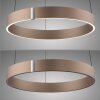 Paul Neuhaus PURE E-Clipse Pendelleuchte LED Bronze, 2-flammig, Fernbedienung