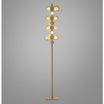 Paul Neuhaus PURE Popup Stehleuchte LED Bronze, 12-flammig