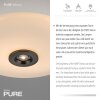 Paul Neuhaus PURE Vitrum Deckenleuchte LED Braun, 2-flammig