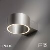 Paul Neuhaus PURE Clipse Wandleuchte LED Silber, 2-flammig