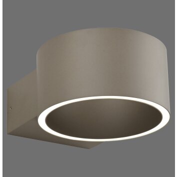 Paul Neuhaus PURE Clipse Wandleuchte LED Bronze, 2-flammig