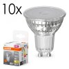 LED GU10 10er Set 6,5 Watt 2700 Kelvin 620 Lumen