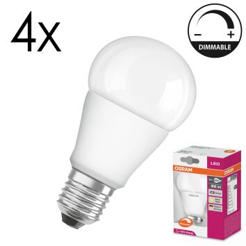 LED E27 4er Set 9 Watt 2700 Kelvin 806 Lumen