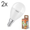 LED E14 2er Set 7,5 Watt 2700 Kelvin 806 Lumen