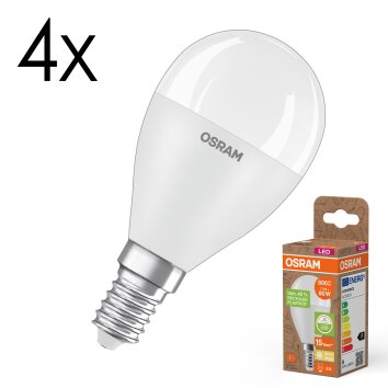 LED E14 4er Set 7,5 Watt 2700 Kelvin 806 Lumen