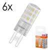LED G9 6er Set 4,9 Watt 4000 Kelvin 806 Lumen