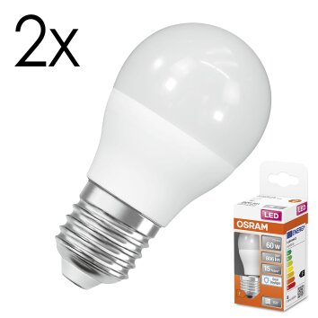 LED E27 2er Set 7,5 Watt 6500 Kelvin 806 Lumen