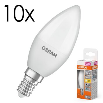 LED E14 10er Set 2,8 Watt 2700 Kelvin 245 Lumen