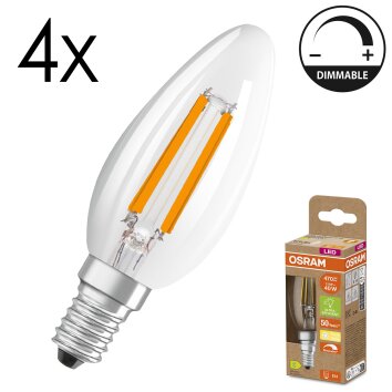 LED E14 4er Set 2,9 Watt 2700 Kelvin 470 Lumen