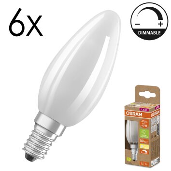 LED E14 6er Set 2,9 Watt 2700 Kelvin 470 Lumen
