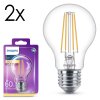 LED E27 2er Set 7 Watt 2700 Kelvin 806 Lumen LED E27 2er Set 7 Watt 2700 Kelvin 806 Lumen