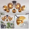 Koyoto Deckenleuchte Glas 15 cm Gold, Klar, 7-flammig