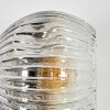 Ripoll Wandleuchte Glas 15 cm Chrom, Klar, Rauchfarben, 3-flammig
