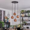Koyoto Hängeleuchte Glas 15 cm Kupferfarben, 4-flammig