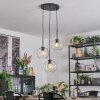 Ripoll Hängeleuchte Glas 20 cm Klar, 3-flammig