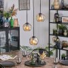 Ripoll Hängeleuchte Glas 15 cm Bernsteinfarben, 3-flammig