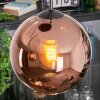 Koyoto Hängeleuchte Glas 20 cm Kupferfarben, 3-flammig