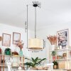 Sabadim Hängeleuchte 35 cm Braun, Naturfarben, 1-flammig