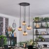 Koyoto Hängeleuchte Glas 15 cm Bernsteinfarben, 4-flammig