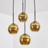 Koyoto Hängeleuchte Glas 15 cm Gold, 4-flammig